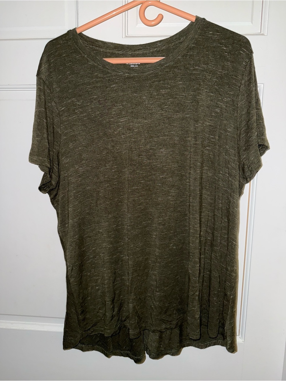 Avia Olive Green Short Sleeve Tee with Silver Logo